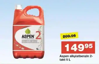 Bauhaus Aspen alkylatbenzin 2- takt tilbud