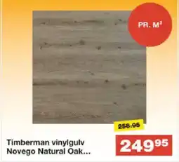 Bauhaus Timberman vinylgulv Novego Natural Oak tilbud