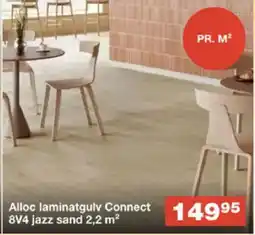 Bauhaus Alloc laminatgulv Connect Alloc laminatgulv Connect 8V4 jazz sand tilbud
