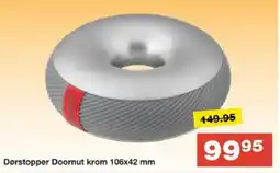 Bauhaus Dørstopper Doornut krom tilbud