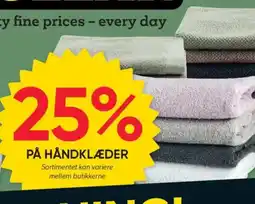 BigDollar På håndklæder tilbud