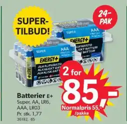 BigDollar Batterier E+ tilbud