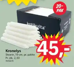 BigDollar Kronelys tilbud