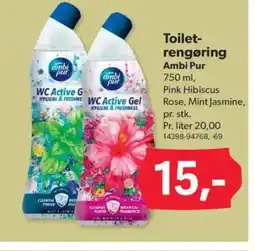 BigDollar Toilet- rengøring Ambi Pur tilbud