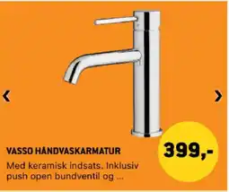XL-BYG Vasso håndvaskarmatur tilbud