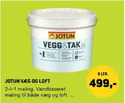 XL-BYG Jotun Væg og loft tilbud