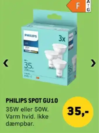 XL-BYG PHILIPS Spot GU10 tilbud