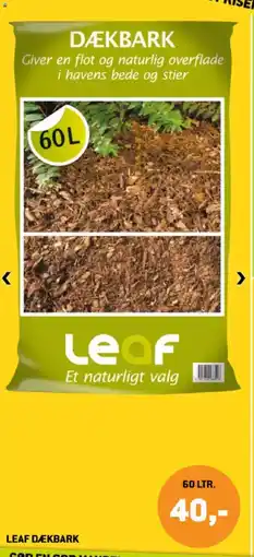 XL-BYG Leaf dækbark tilbud
