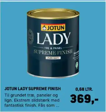 XL-BYG Jotun Lady supreme finish tilbud