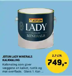 XL-BYG Jotun Lady minerals kalkmaling tilbud
