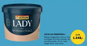 XL-BYG Jotun Lady wonderwall tilbud
