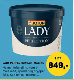 XL-BYG Jotun Lady perfection loftmaling tilbud