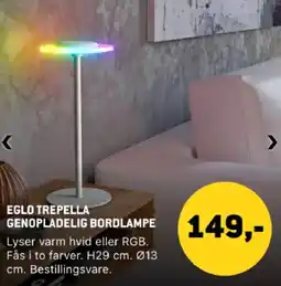 XL-BYG Eglo Trepella genopladelig bordlampe tilbud