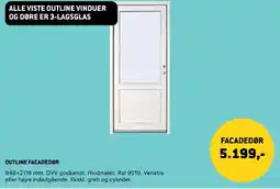 XL-BYG Outline facadedor tilbud