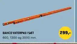 XL-BYG Bahco Vaterpas i sæt tilbud
