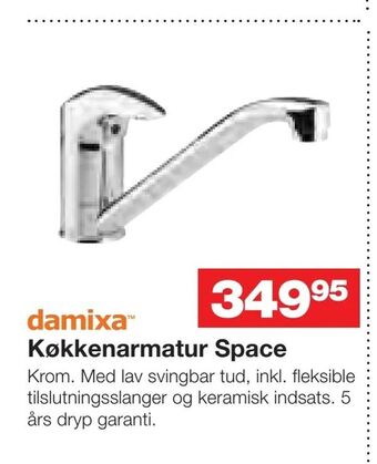 Bauhaus Køkkenarmatur Space tilbud