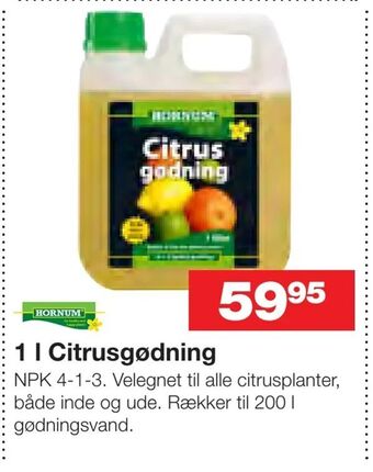 Bauhaus 1 l Citrusgødning tilbud