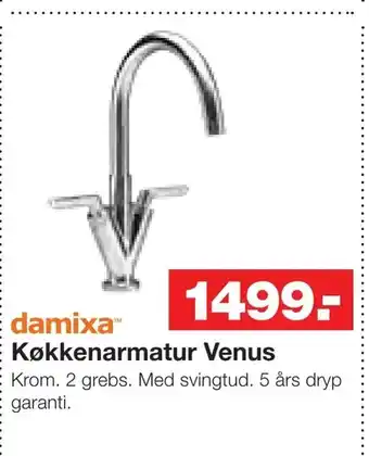 Bauhaus Køkkenarmatur Venus tilbud