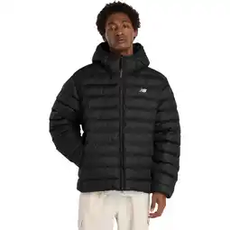 Sport 24 New Balance Essentials Hættetrøje Hankortede Puffer Jakke Herre tilbud