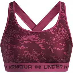 Sport 24 Under Armour Crossback Print Medium Support Sports BH Dame tilbud