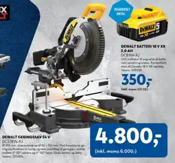 Davidsen Dewalt geringssav 54 v dcs781n-xj tilbud