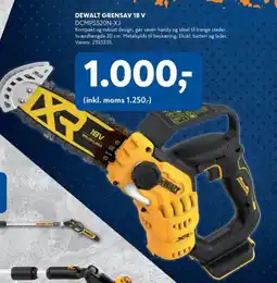 Davidsen Dewalt grensav 18 v dcmps520n-xj tilbud