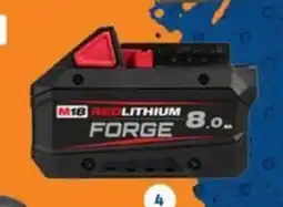 Davidsen Milwaukee batteri 18 v - 8,0 ah m18 fb8 tilbud