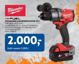 Davidsen M18 fuel milwaukee slagboremaskine 18 v m18 fpd3-502x fuel™ tilbud