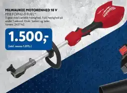 Davidsen Milwaukee motorenhed 18 v m18 foph2-0 fuel™ tilbud