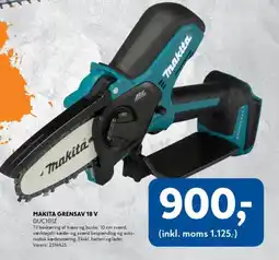 Davidsen Makita grensav 18 v duc101z tilbud