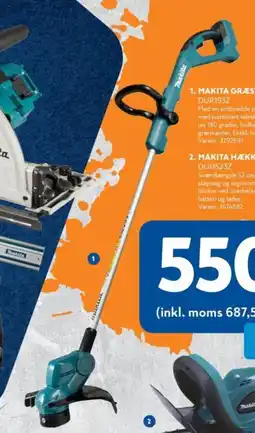 Davidsen Makita græstrimmer 18 v dur193z tilbud
