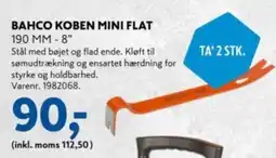Davidsen BAHCO KOBEN MINI FLAT 190 mm-8" tilbud