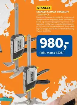 Davidsen Stanley fatmax tradelift twin-pack tilbud