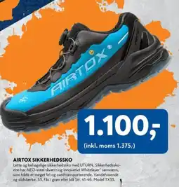 Davidsen Airtox sikkerhedssko tilbud