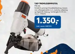 Davidsen Tjep tromlesømpistol mx-50 tilbud