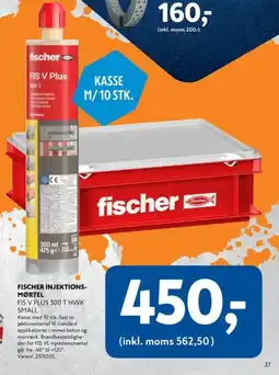Davidsen Fischer injektions- mørtel fis v plus 300 t hwk small tilbud
