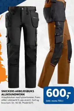 Davidsen Snickers arbejdsbuks allroundwork tilbud