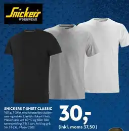 Davidsen Snickers t-shirt classic tilbud