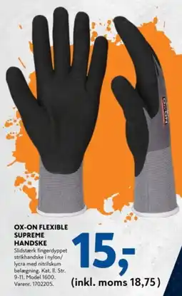 Davidsen Ox-on flexible supreme handske tilbud