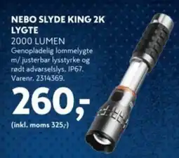 Davidsen Nebo slyde king 2k lygte tilbud