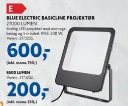 Davidsen Blue electric basicline projektør 27000 lumen tilbud