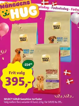 Maxi Zoo Select gold sensitive tørfoder tilbud