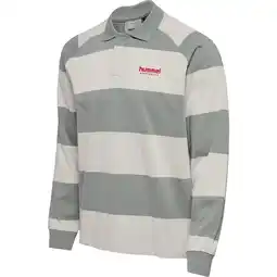 Sport 24 hummel Loose Striped Langærmet Polo T-shirt Herre tilbud