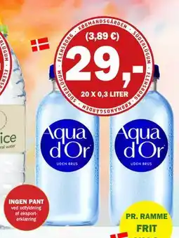 Købmandsgården Aqua Dor uden brus, DKK 29 tilbud