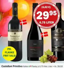 Købmandsgården Castellani Primitivo, DKK 29.95 tilbud
