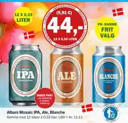 Købmandsgården Albani Mosaic IPA, Ale, Blanche, DKK 44 tilbud