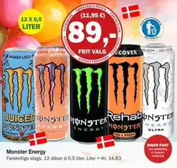 Købmandsgården Monster Energy, DKK 89 tilbud