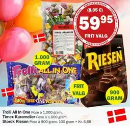 Købmandsgården Storck Riesen, DKK 59.95 tilbud