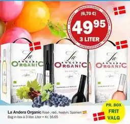 Købmandsgården La Andera Organic, DKK 49.95 tilbud