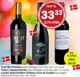 Købmandsgården Today´s Appassimento, DKK 33.33 tilbud
